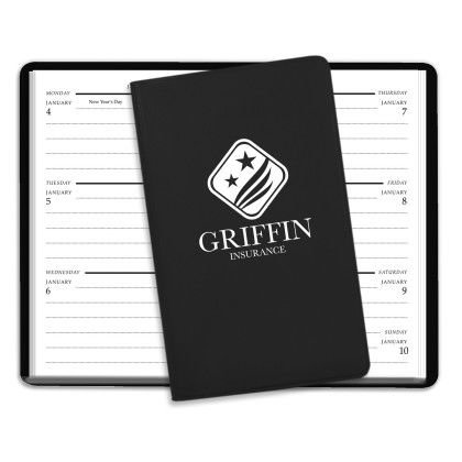 Custom Weekly Pocket Planners - Black