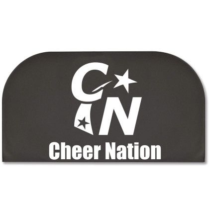 Custom Chair Back Covers - Black