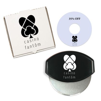 Custom The World's Best Gourmet Pizza Cutter Set - Black