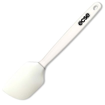 Custom Large Silicone Spatula - White with White