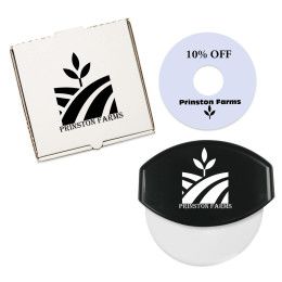 Custom The World's Best Pizza Cutter Set - Black