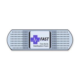 Custom Bandage NoteKeeper Magnet 35 Mil - 2.81" W x 0.88" H