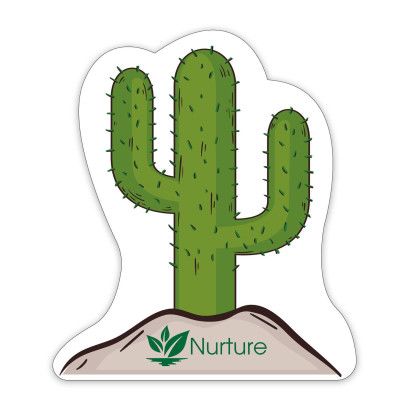 Custom Cactus Shaped NoteKeeper Magnet 20 Mil Custom Cactus Shaped NoteKeeper Magnet 20 Mil