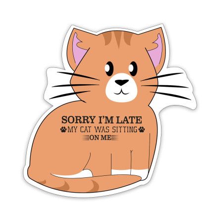 CUstom Cat Shaped NoteKeeper Magnet 35 Mil - 2.74" x 2.85" CUstom Cat Shaped NoteKeeper Magnet 35 Mil - 2.74" x 2.85"