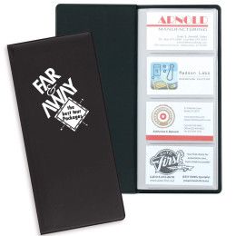 Custom Business Card Holder - 96 cards - Black Custom Business Card Holder - 96 cards - Black