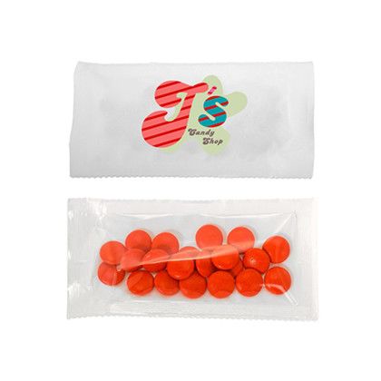 Custom Bag Of Printed Candy - Orange Custom Bag Of Printed Candy - Orange