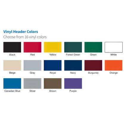Press-N-Stick Calendar Vinyl Colors