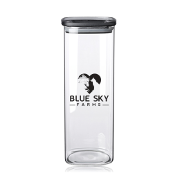 Custom Meridian 71 oz Glass Storage Jars - Clear