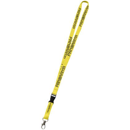 Custom 0.75" Dye Sublimation Lanyards with Buckle Release - Yellow