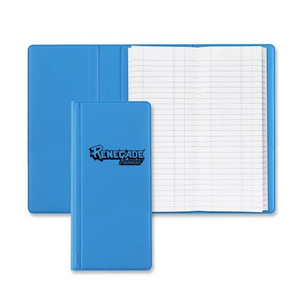 Custom Trifold Tally Book - Bright blue