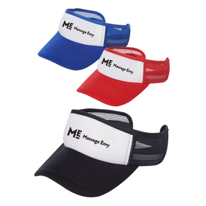 Custom Two Tone Polyester Visors - All Colors 