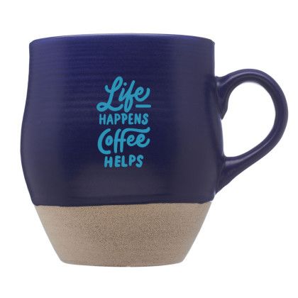 Custom 16 oz. Admiral Ceramic Mugs - Cobalt Blue