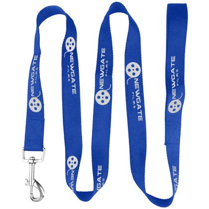 Custom 72" L Durable Pet Leash with Metal Carabiner - Royal