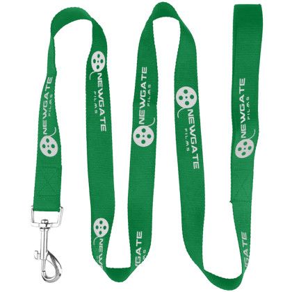 Custom 72" L Durable Pet Leash with Metal Carabiner - Green