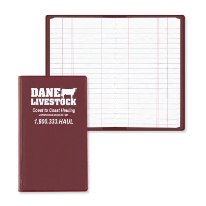 Custom Flexible Tally Book Junior - Burgundy