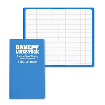 Custom Flexible Tally Book Junior - Bright blue