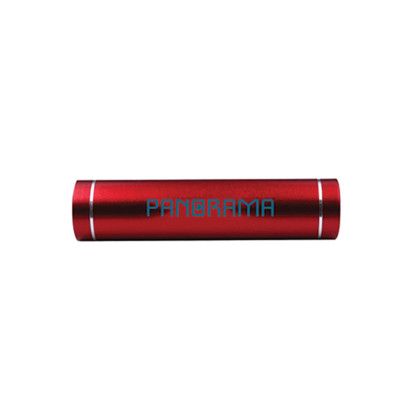 Custom 2200mAh UL Certified Cylinder Power Bank - Red