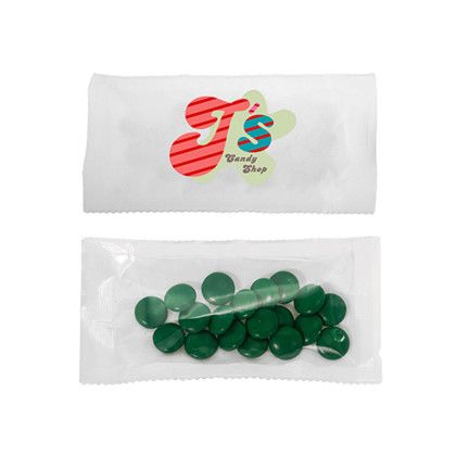 Custom Bag Of Printed Candy - Green Custom Bag Of Printed Candy - Green