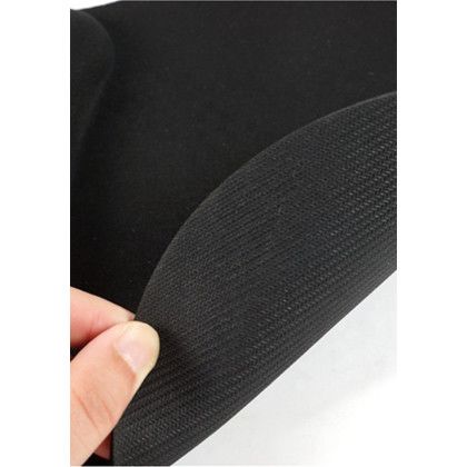 Custom Neoprene Mouse Pad with Wrist Support - Black Close View