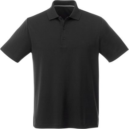 OTIS SS Men's Wicking Polo Shirt - Black