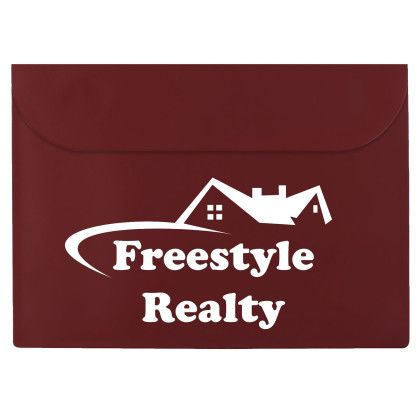 Custom Large Legal Sized Portfolio - Burgundy
