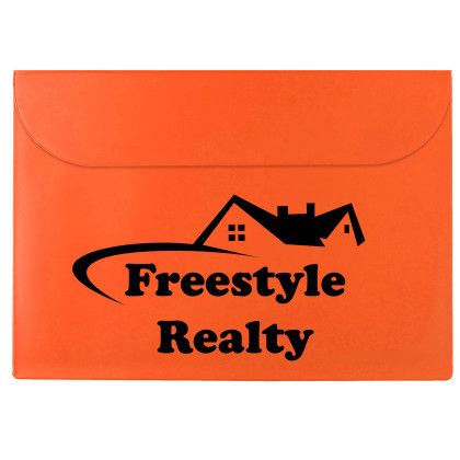 Custom Large Legal Sized Portfolio - Orange