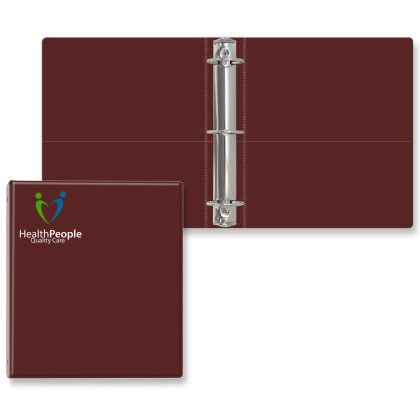 Custom 2" Classic Round Ring Binder - Burgundy