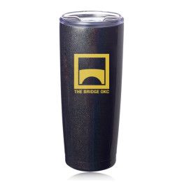 Custom 20 oz. Iridescent Pipette Stainless Steel Tumblers - Black 