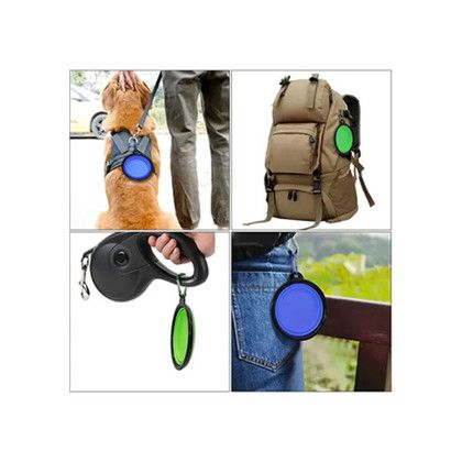 Custom 350ml Collapsible Pet Bowl with Carabiner - All Colors Lifestyle