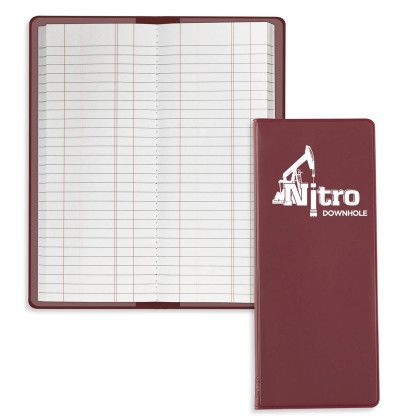 Custom Flexible Tally Book - Burgundy Custom Flexible Tally Book - Burgundy