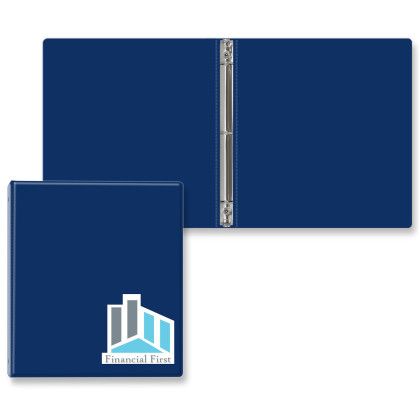 Custom 1/2" Express Round Ring Binder - Royal Blue