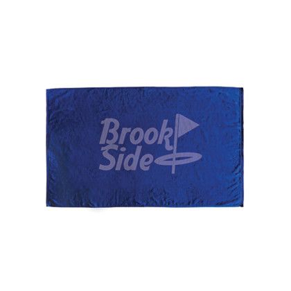 Custom 60" x 35" Colored Luxury Beach Towels - Navy Blue 