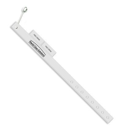 Custom 2 Tab Wristlok Tabber - White