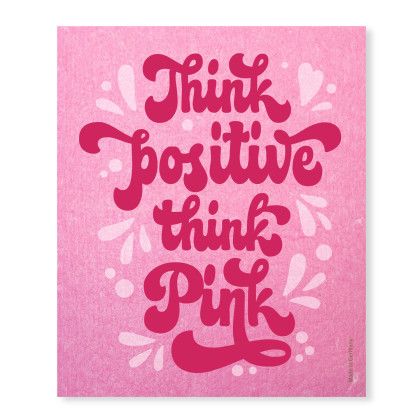 Custom Swedish Dishcloth Color Splash - Pink