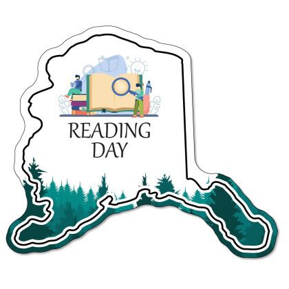 Custom Alaska NoteKeeper Magnet 35 Mil -  Forest