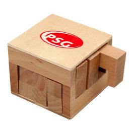 Custom Wooden Sliding Cube Puzzle