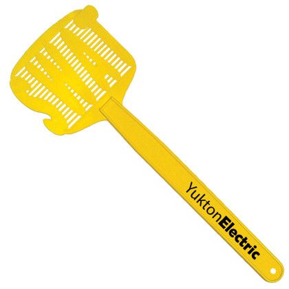 Custom Large Swat Fly Swatter - Yellow