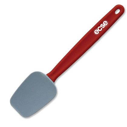 Custom Large Silicone Spoon - Red with Gray