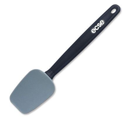 Custom Large Silicone Spoon - Black with Gray