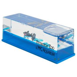 Custom Shark Wave Paperweight - Clear Custom Shark Wave Paperweight - Clear