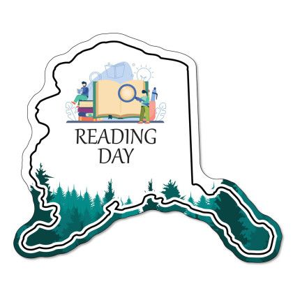 Custom Alaska NoteKeeper Magnet 20 Mil -  Forest