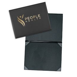 Custom Deluxe Certificate/Diploma Holders 4 Corners - Executive Black