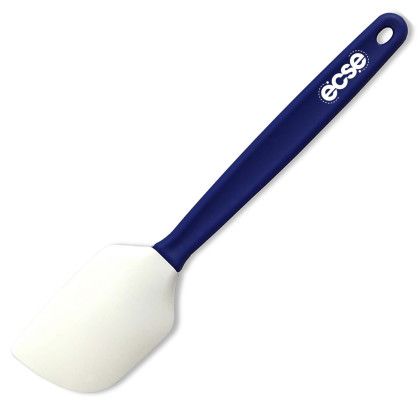 Custom Large Silicone Spatula - Reflex Blue with White