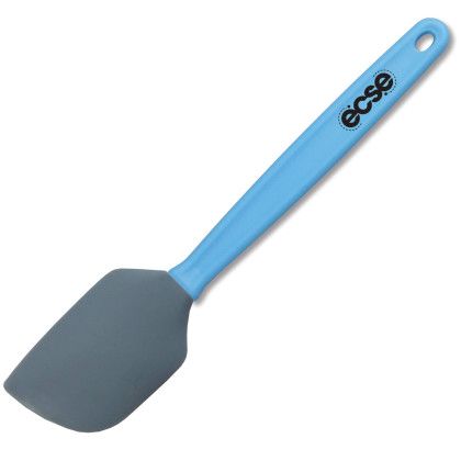 Custom Large Silicone Spatula - Azul Blue with Gray