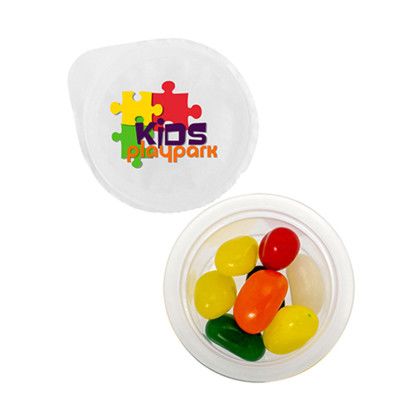 Custom Small Full Color Cup Of Candy - Jelly Beans Custom Small Full Color Cup Of Candy - Jelly Beans