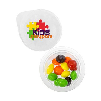Custom Small Full Color Cup Of Candy - Skittles Custom Small Full Color Cup Of Candy - Skittles
