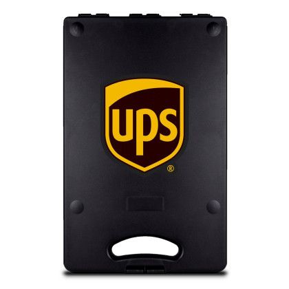 Custom Storage Clipboard with Solar Calculator - Black Back View