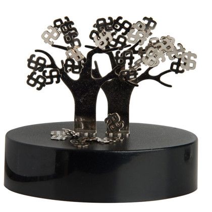 Custom Magnetic Money Tree - Black -Back View