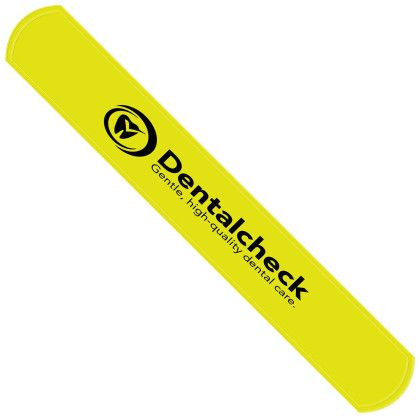 Custom Slap-Wrap Bracelet - Fluorescent Yellow Custom Slap-Wrap Bracelet - Fluorescent Yellow