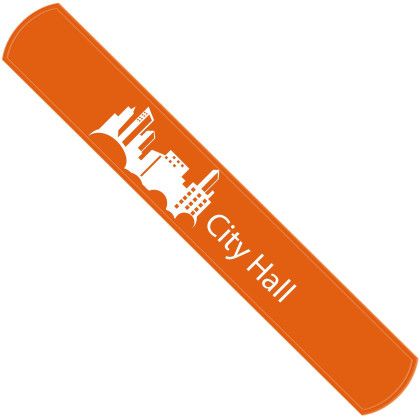 Custom Classic Action-Band Wristband - Orange Custom Classic Action-Band Wristband - Orange